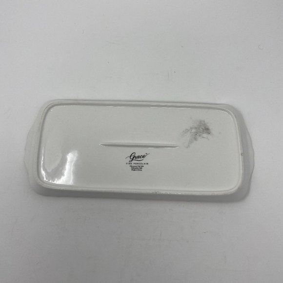 Grace Fine Porcelain Sandwich Tray - Picture 3 of 4
